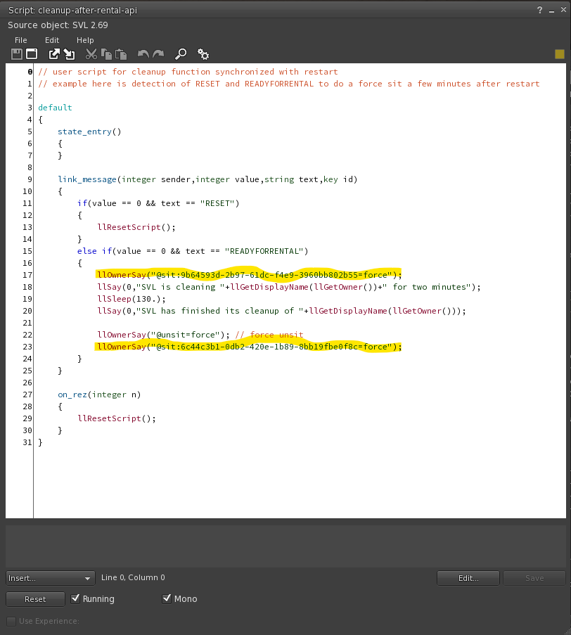 Clean-up script