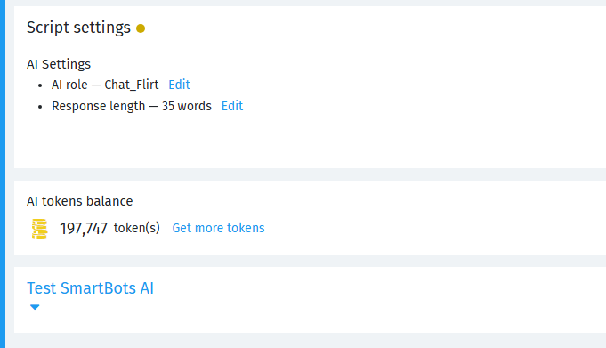 Smartbots Role Editor